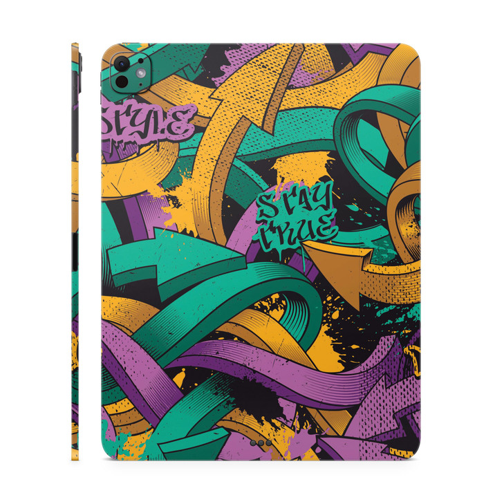 Skin Compatible with Apple iPad Pro 11 M4 2024 Tertiary Arrows Premium 3M Vinyl Protective Wrap Decal Cover Easy to Appl