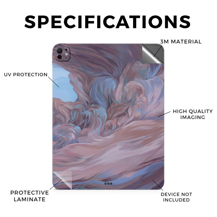 Skin Compatible with Apple iPad Pro 11 M4 2024 Monsoon Premium 3M Vinyl Protective Wrap Decal Cover Easy to Apply Crafte