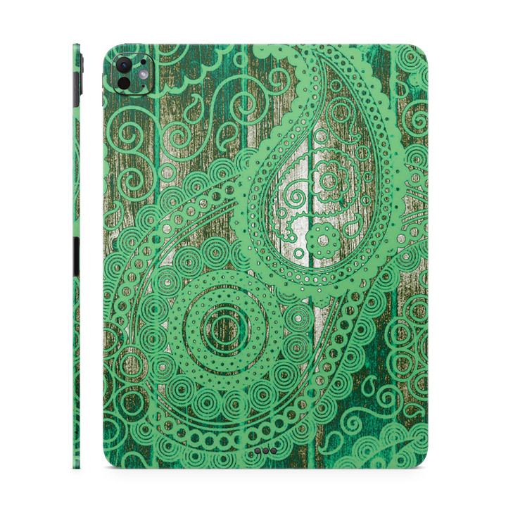 Skin Compatible with Apple iPad Pro 11 M4 2024 Vintage Paisley Premium 3M Vinyl Protective Wrap Decal Cover Easy to Appl