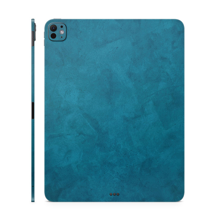 Skin Compatible with Apple iPad Pro 13 M4 2024 Blue Strokes Premium 3M Vinyl Protective Wrap Decal Cover Easy to Apply C