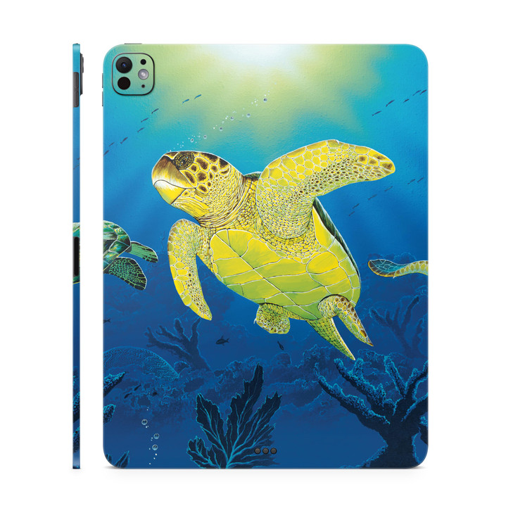 Skin Compatible with Apple iPad Pro 13 M4 2024 Turtle Dreams Premium 3M Vinyl Protective Wrap Decal Cover Easy to Apply