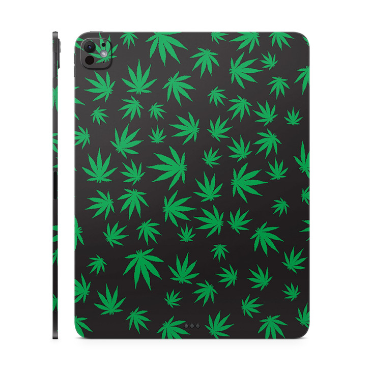 Skin Compatible with Apple iPad Pro 13 M4 2024 Marijuana Premium 3M Vinyl Protective Wrap Decal Cover Easy to Apply Craf