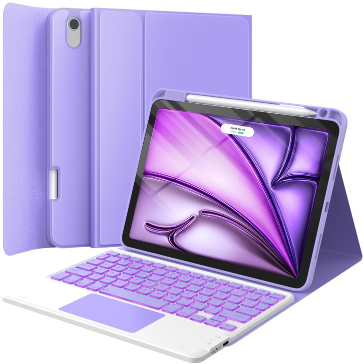 GreenLaw for iPad Air 11 inch Case with Keyboard M22024 iPad Air 5th4th Gen 109 inch 20222020 7Color Backlit Stain Resis