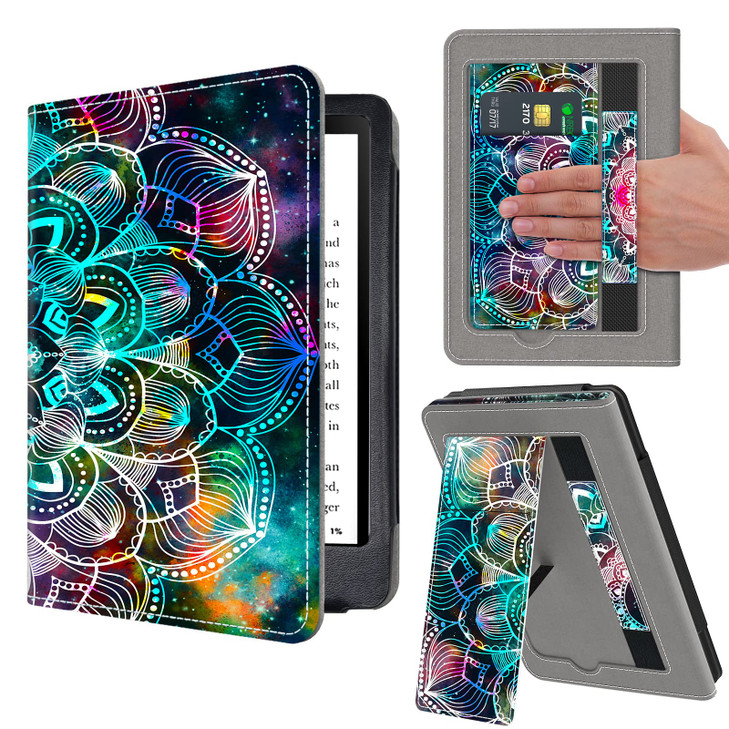 VORI Stand Case for 6 AllNew Kindle 11th Generation 20242022 Release Premium PU Leather Protective Sleeve Cover with Han
