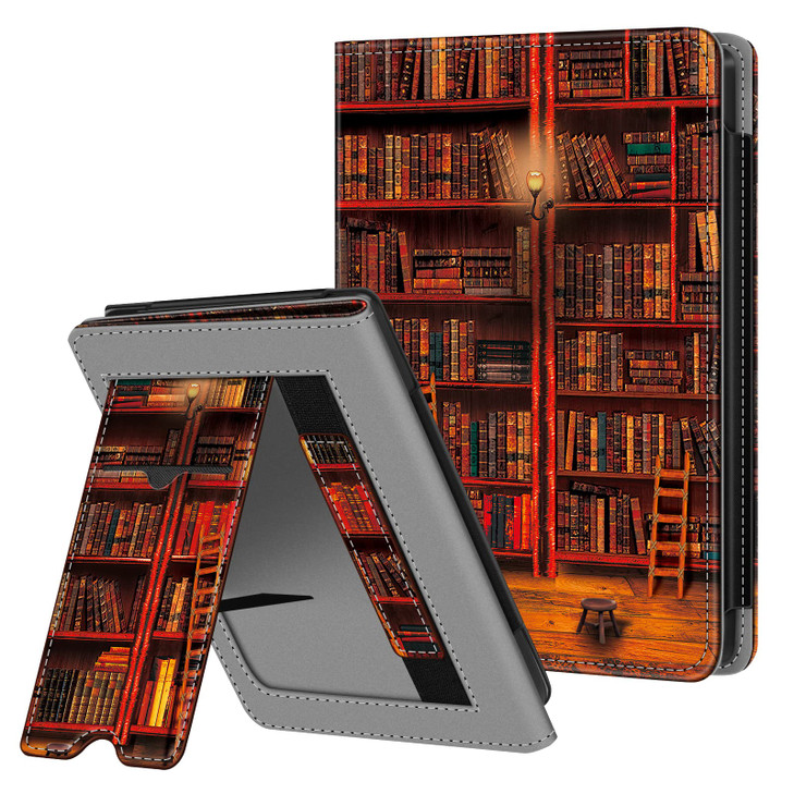 Fintie Stand Case for 6 Kobo Clara Colour 2024 Clara BW 2024 2E 2022 eReader Premium PU Leather Protective Cover Auto Sl