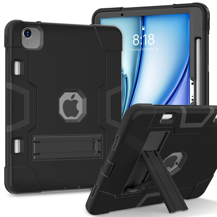 Jaorty Case for iPad Air 11 inch M3 M2 20252024 for iPad Air 6th Generationwith Pencil HolderRugged Shockproof Hybrid Ta