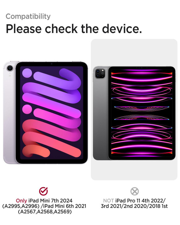 Miimall Case for Mini 7 A17 Pro iPad mini 6th7th Gen 20212024 83Inch 360 Rotating Stand ShockproofPencil Holder180 Foldi
