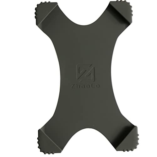 ZhaoCo Universal AntiSlip Silicone Hand Strap Finger Grip Holder for 6 68 7 Kindle eReadersKoboSony Ebook Grey
