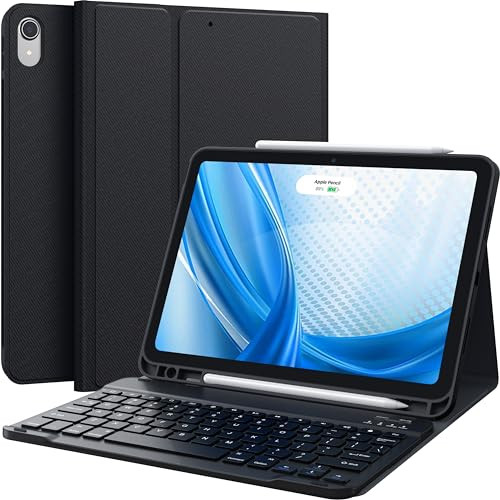 CHESONA for iPad Air 5th4th Generation Case with Keyboard Rechargeable Wireless Keyboard Case for iPad Air 11inch M3 M2