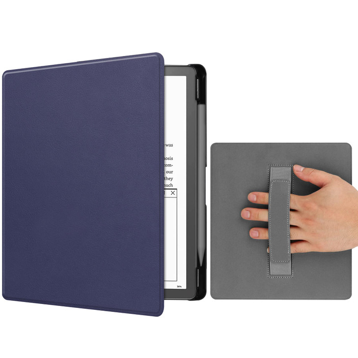 Case for Kindle Scribe 102 1th Generation 2022 Release with Hand Strap Hard PC Smart Case with Auto WakeSleep Function w