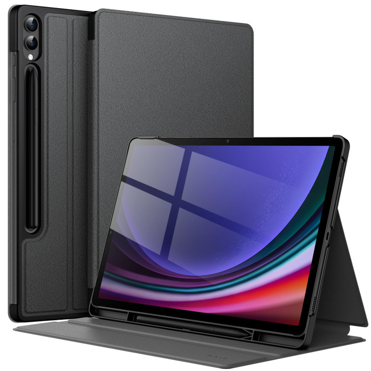 JETech Case for Samsung Galaxy Tab S10 PlusTab S9 Plus 124Inch with S Pen Holder Slim Folio Stand Protective Tablet Cove