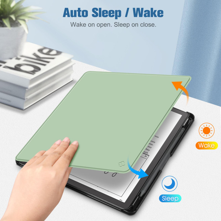 Fintie Slim Case for Kindle Scribe Builtin Pen Holder Lightweight PU Leather Folio Cover with Auto Sleep Wake for 102 Ki