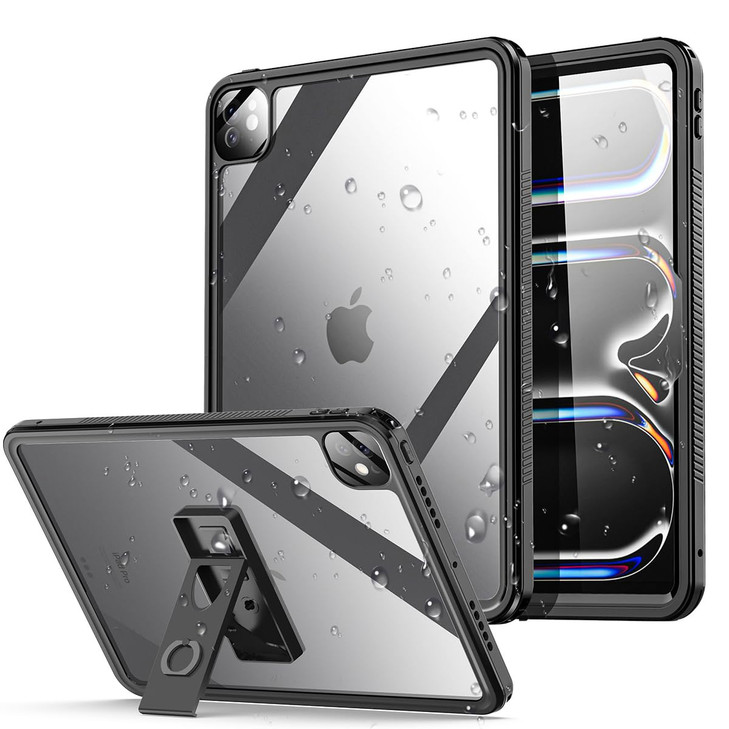 AICase for iPad Pro 13 Inch Waterproof Case M4 2024 7th Generation Builtin Screen ProtectorStand FullBody Rugged Shockpr