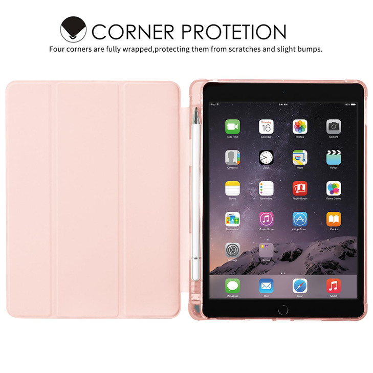 JOYLAND Pink Pad Case for iPad mini 7 A17 Pro 2024Mini 6 202183 Inchwith Pencil HolderAuto WakeSleepBowLove Pattern Anti