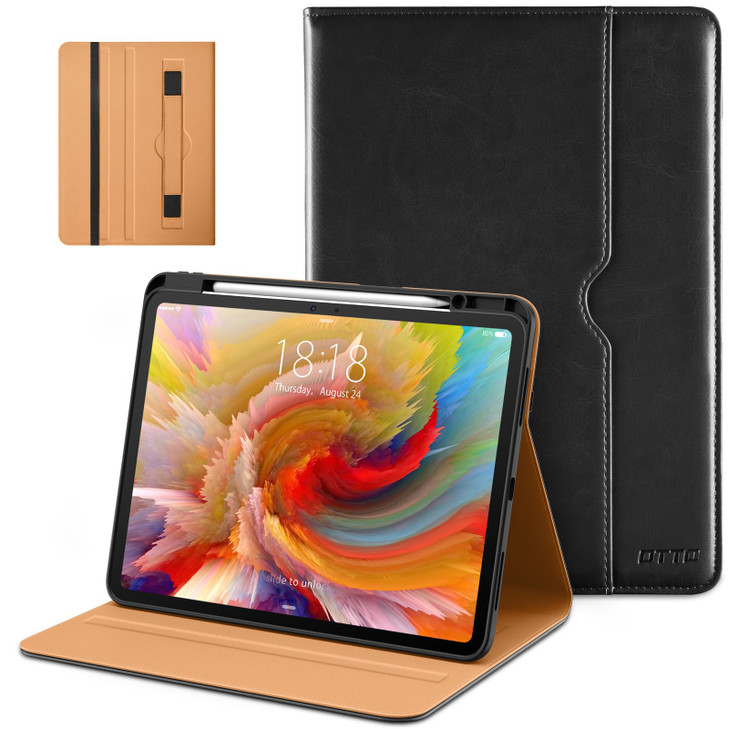 DTTO for iPad Pro 13 inch Case M5M4 20252024 Premium Leather Business Folio Stand Cover with Pencil Holder Auto WakeSlee