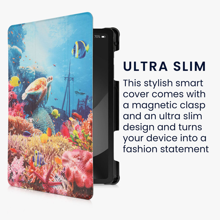 kwmobile Case Compatible with Samsung Galaxy Tab S6 Lite 202420222020 PU Leather Smart Cover Tablet Case with Stand Unde