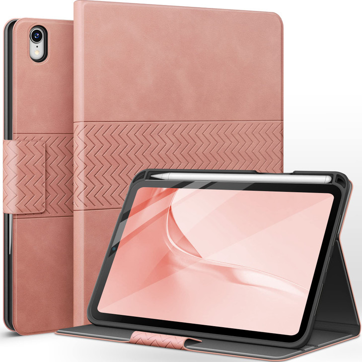 auaua Case for iPad mini 7 A17 Pro 2024 iPad mini 6 Case 2021 83 inch with Pencil Holder Multiple Viewing Angles Magneti