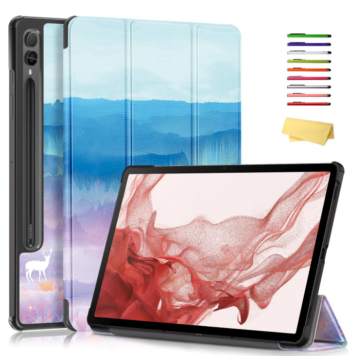 for Samsung Galaxy Tab S10 Plus Case 2024 Galaxy Tab S9 Plus Case 2023 124 Inch SMX820X826X810X816 UUcovers Stand PU Lea