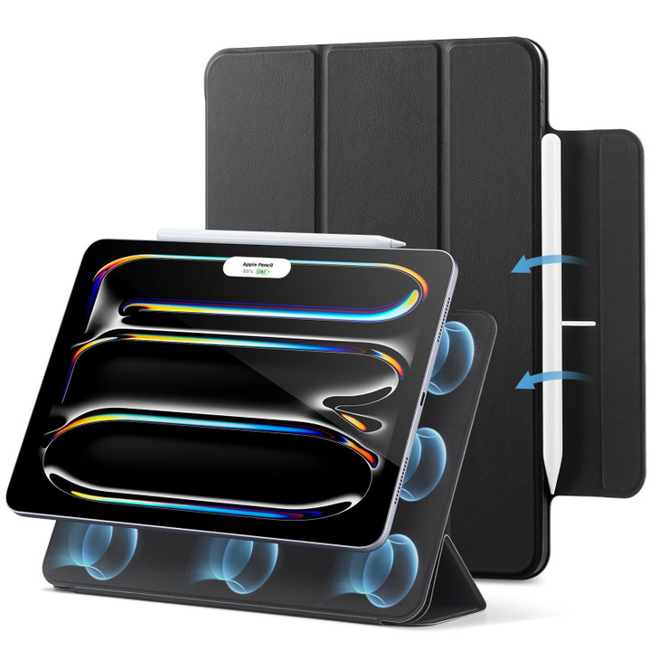 ESR for iPad Pro 13 Inch Case M5M4 20252024 Powerful Magnetic Attachment Slim Trifold Stand Case Supports Pencil Pro Pen