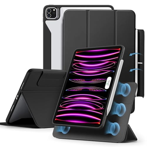 ESR for iPad Pro 129 Case iPad 129 Pro Folio Case 20222021 6th5th Generation with Pencil Holder Detachable Magnetic Cove