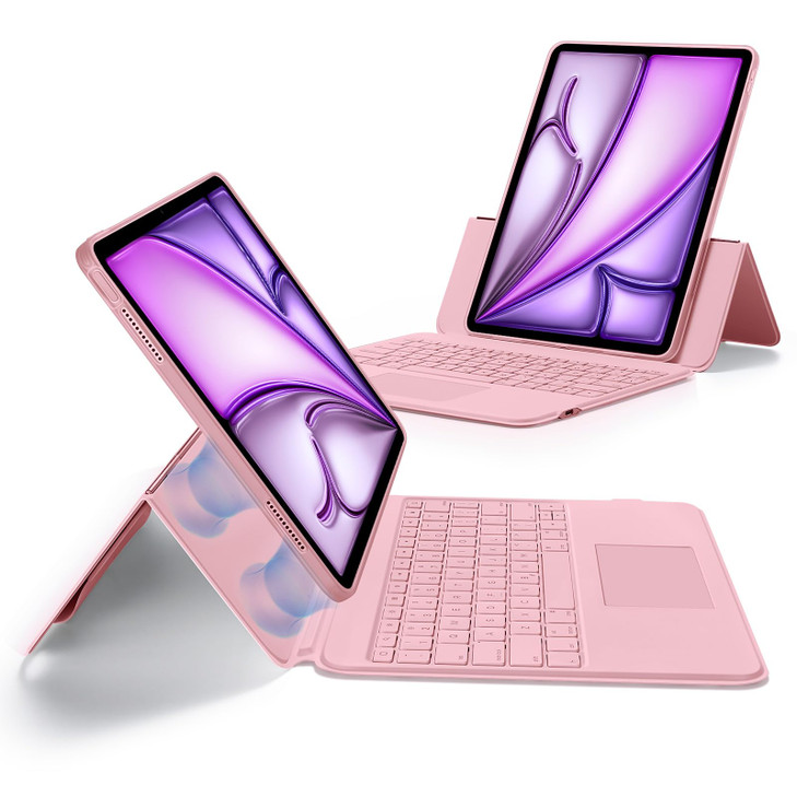 ESR iPad Air 13 Inch Case Keyboard M3M2 20252024 Keyboard Case with Trackpad Magnetic Detachable Keyboard with Backlit K