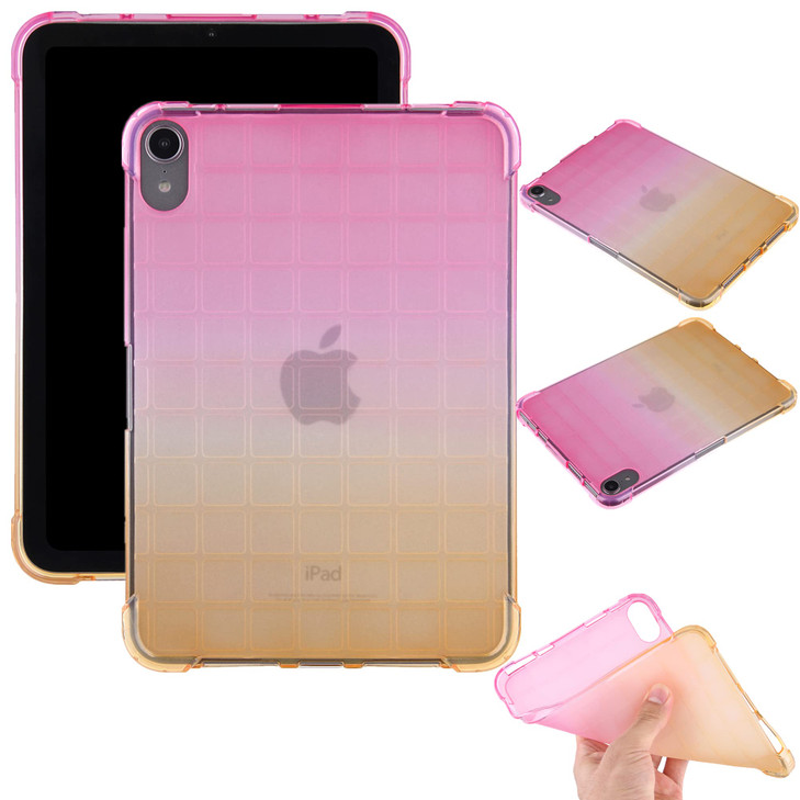 UUcovers Translucent Case for iPad mini 7 A17 Pro 2024 iPad mini 6 2021 Frosted Back Soft TPU Shockproof Matte Clear Sil
