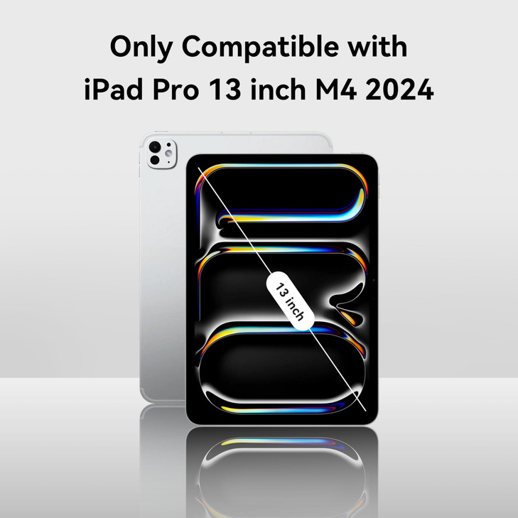 ACEMO for iPad Pro 13 Inch Case 2024 M4 with Pencil Holder 360 Rotating KickstandGrip HandleShoulder Strap for Kids Girl