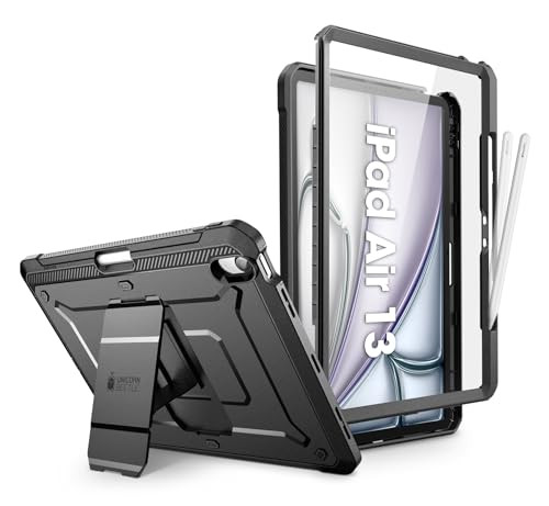 SUPCASE for iPad Air 13 Inch Case M3M2 20252024 with Pencil Holder Unicorn Beetle Pro Builtin Screen Protector Stand Mil