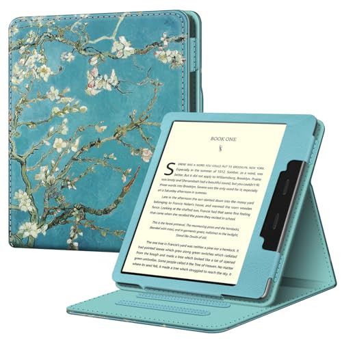 Fintie Flip Case for 7 Kindle Oasis 10th9th Generation 20192017 Release Multi Angle Hands Free Viewing Stand Cover with