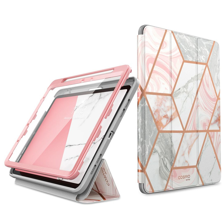 iBlason for iPad Air 11 inch Case M3M220252024 7th6th Gen Builtin Screen Protector Pencil Holder Slim Trifold Stand Prot