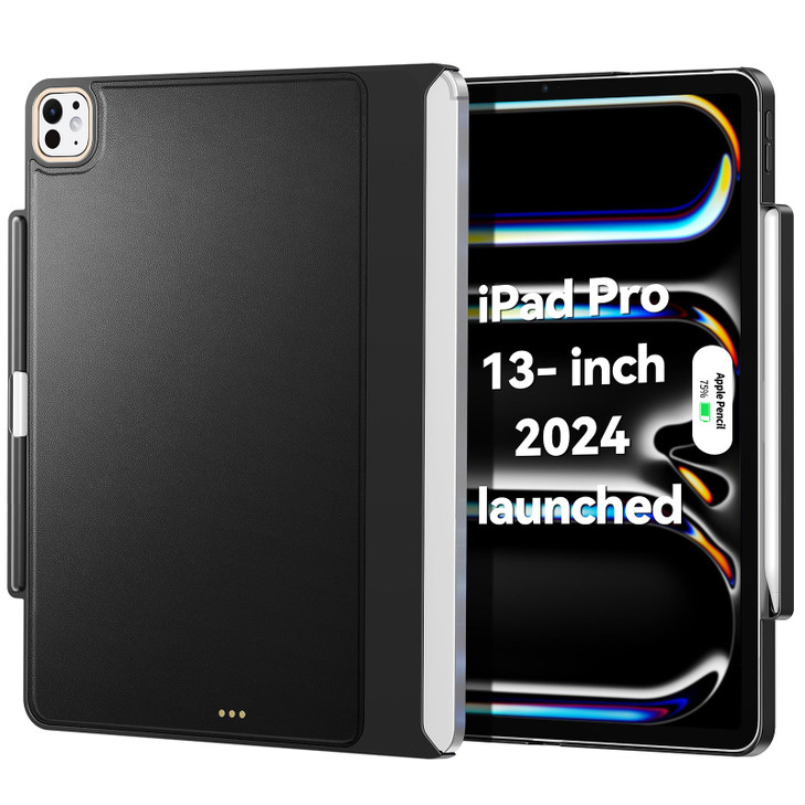 MagicKeyboard Compatible Case for iPad Pro 13 inch M4M5 20242025 Cover with Apple Pencil Holder for Smart MagicKeyboard