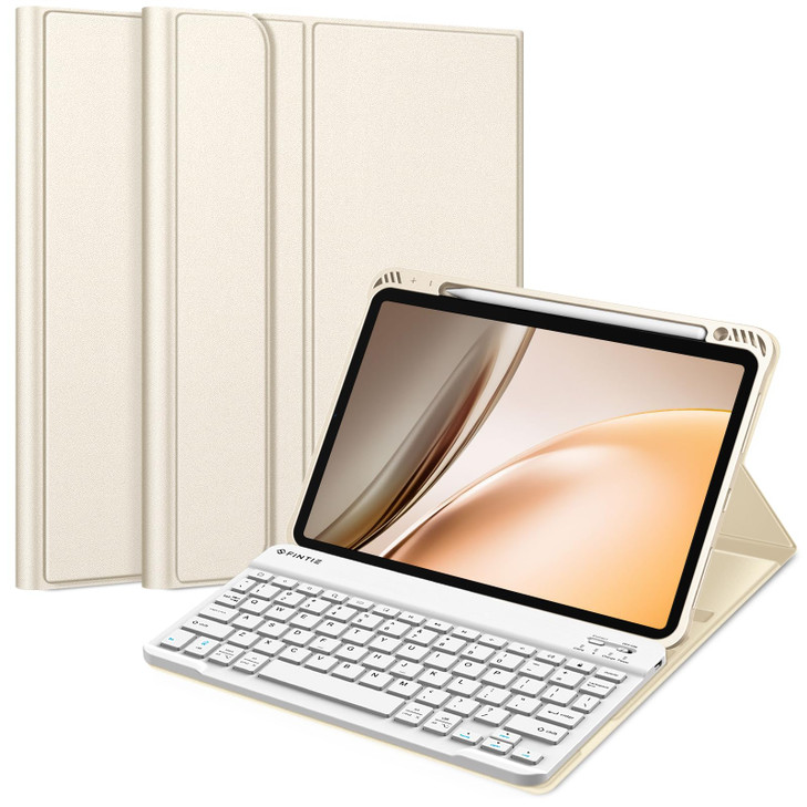 FINTIE Keyboard Case for iPad Air 11inch M3 2025 M2 2024 iPad Air 5th 2022 4th Generation 109 Inch Soft TPU Cover wMagne