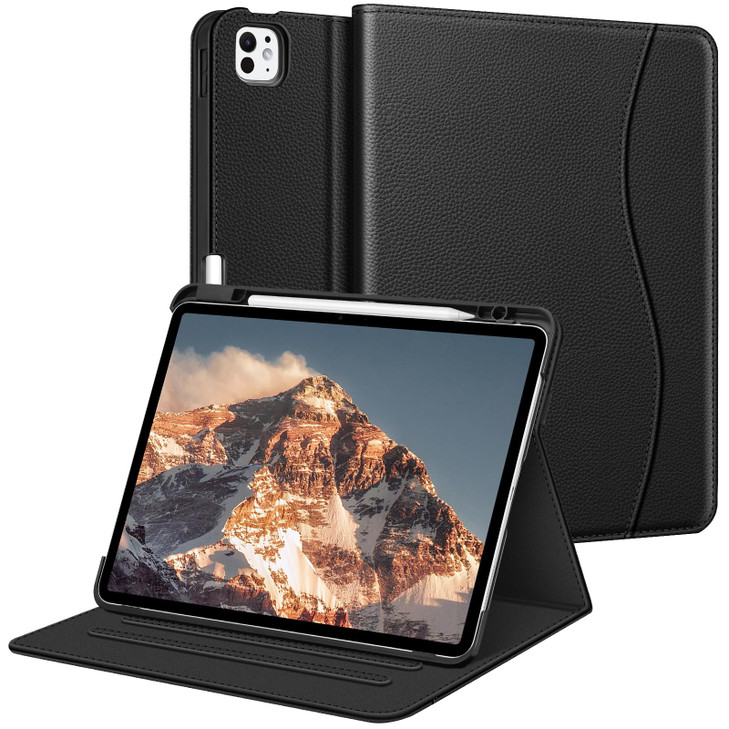 Fintie Folio Case for iPad Pro 13inch M5 2025 M4 2024 Magnetic MultiAngle Smart Stand Cover with Builtin Pencil Holder P