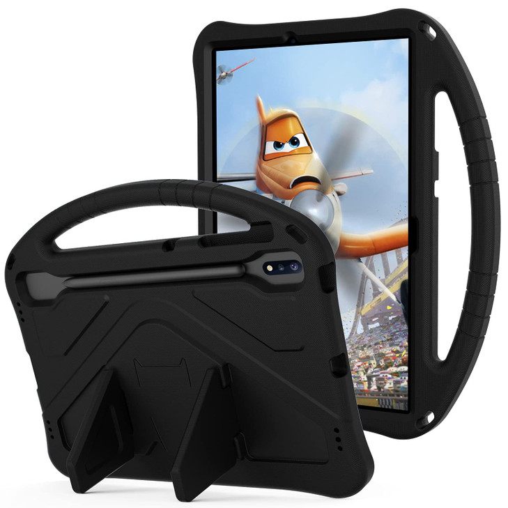 YRH Kids Case for Samsung Galaxy Tab S10 PlusTab S9 FE PlusTab S9 Plus 124 inch EVA Shockproof Cover with Handle Stand B
