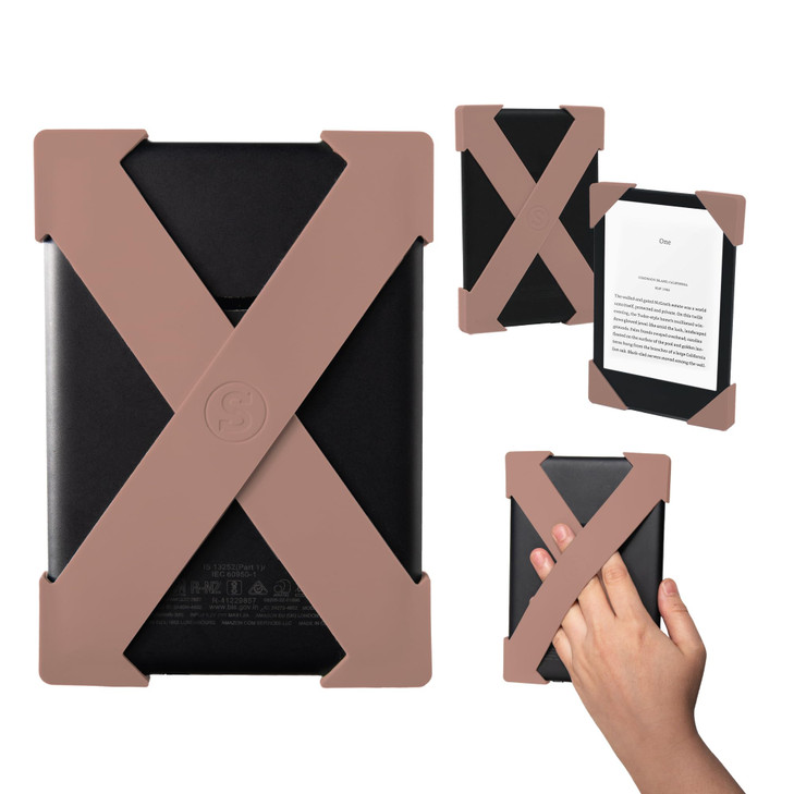Strapsicle Silicone Hand Strap Paperwhite Gen 11 68 Gen 12 7 Colorsoft Large 2Pack Caramel Comfy Alternative to Case or