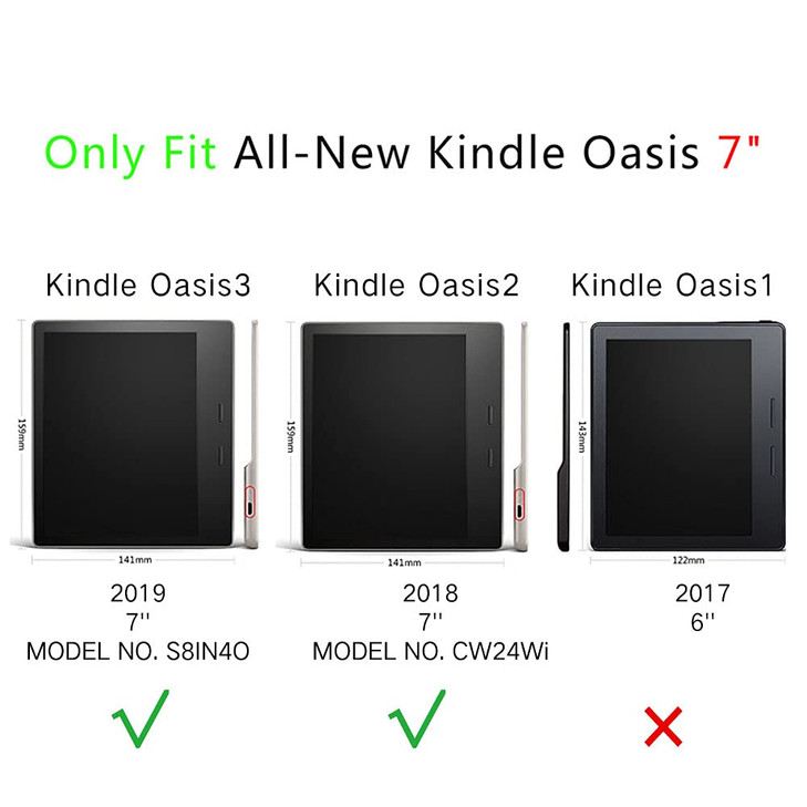 Young me Kindle Oasis Case 9th Generation 2017 Release Slim Fit TPU Gel Protective Cover Case for AllNew Kindle Oasis ER