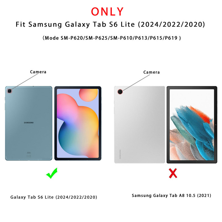 HEAPAO Galaxy Tab S6 Lite 104 202420222020 Case with Keyboard 7 Color BacklitSmart TouchpadAllinone Keyboard Cases with