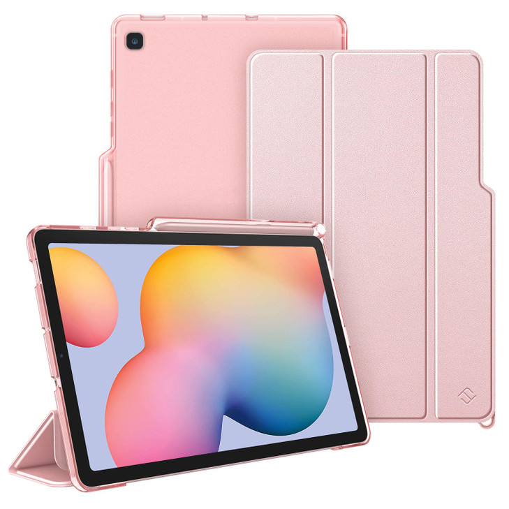 Fintie SlimShell Case for Samsung Galaxy Tab S6 Lite 104 Inch 202420222020 with S Pen Holder Lightweight Stand Transluce