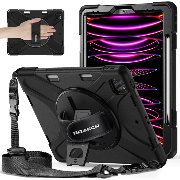 BRAECNstock for Apple iPad Air 13 inch M3M2 Pro 129 inch 6th5th4th3rd Generation Case Shockproof Protective iPad Kids Ca