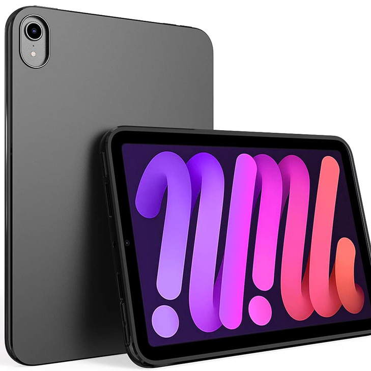 Puxicu Case for iPad Mini 6 2021 and Mini 7 A17 Pro 2024 Slim Design Matte TPU Rubber Soft Skin Silicone Protective Cove