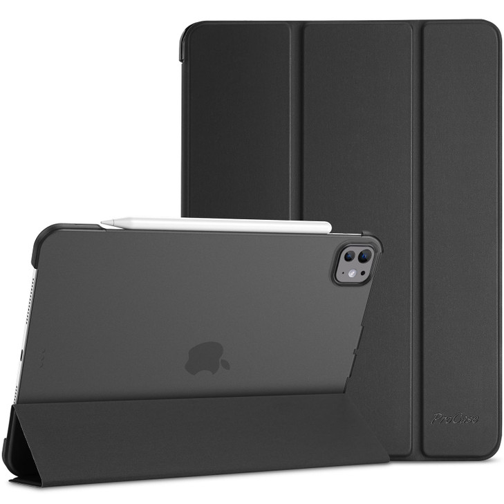 ProCase Smart Case for iPad Pro 11 Inch M5 2025M4 2024 Model A3357A3358A3359A2836A2837A3006 Slim Folio Stand Hard Back S