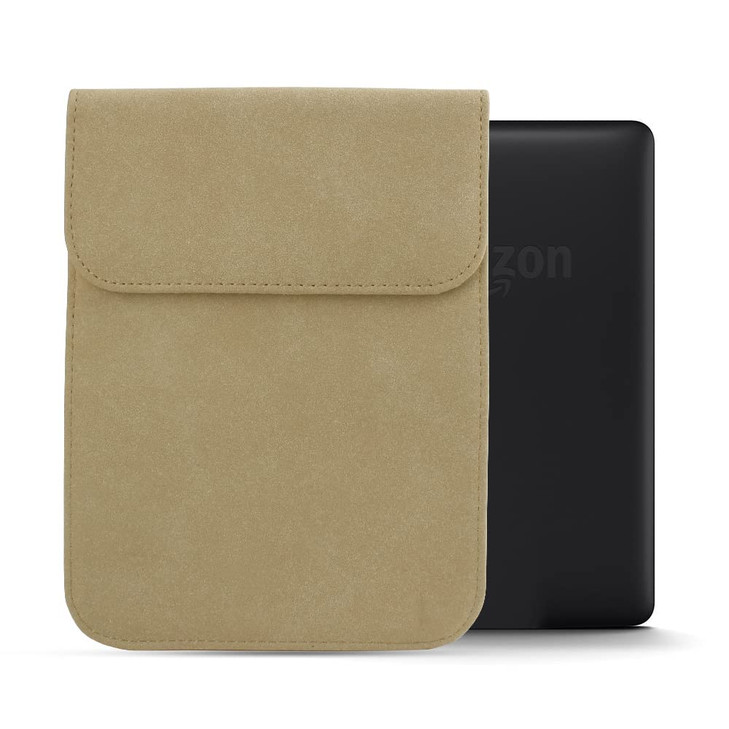 Sleeve Bag Suede Leather for 68 Kindle Paperwhite 11th Generation 2021 Released Portable Water Repellent Protective Case