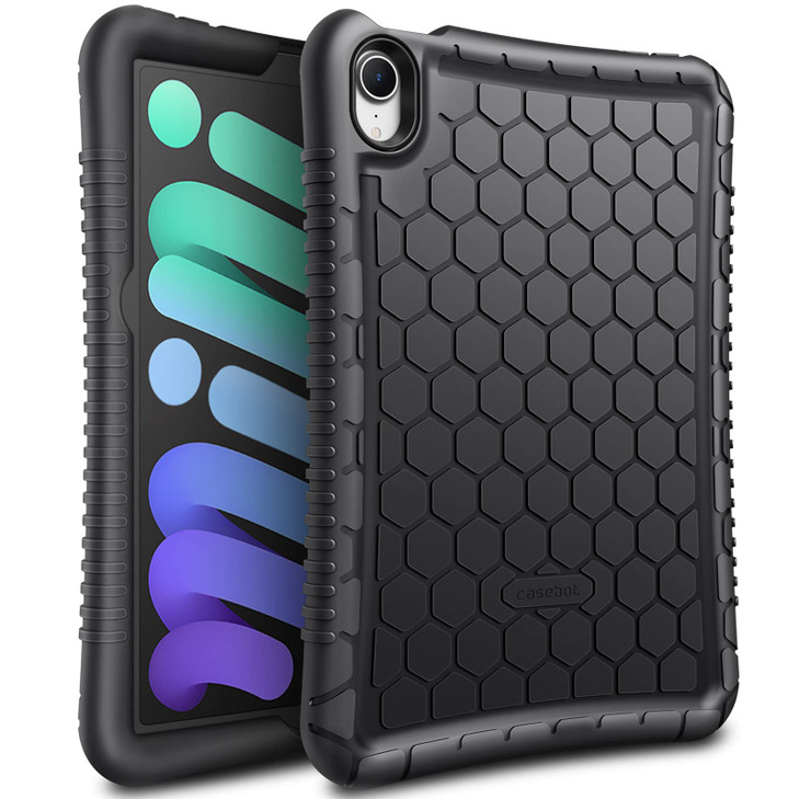 Fintie Silicone Case for iPad Mini 7 A17 Pro 7th Generation 2024 iPad Mini 6 6th Gen 83 Inch Honey Comb Series Soft Ligh