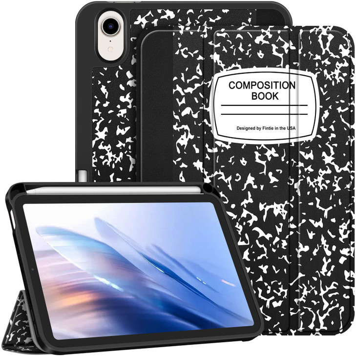 Fintie SlimShell Case for iPad Mini 7 A17 Pro 7th Generation 2024 iPad Mini 6 6th Gen 83 Inch Builtin Pencil Holder Soft