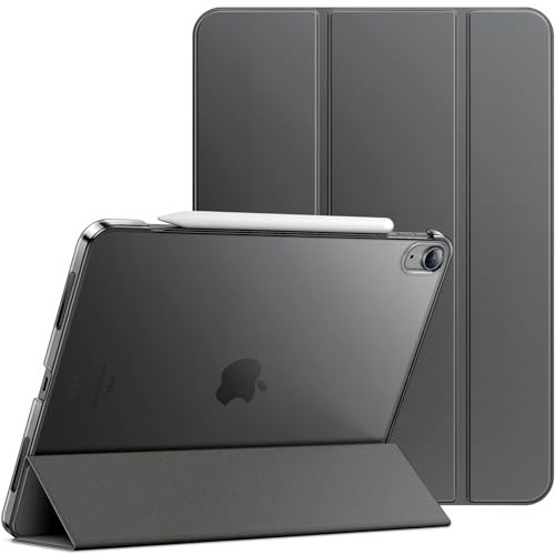 JETech Case for iPad Air 13Inch M3M2 20252024 Slim Stand Hard Back Shell Smart Cover with Auto WakeSleep Space Gray