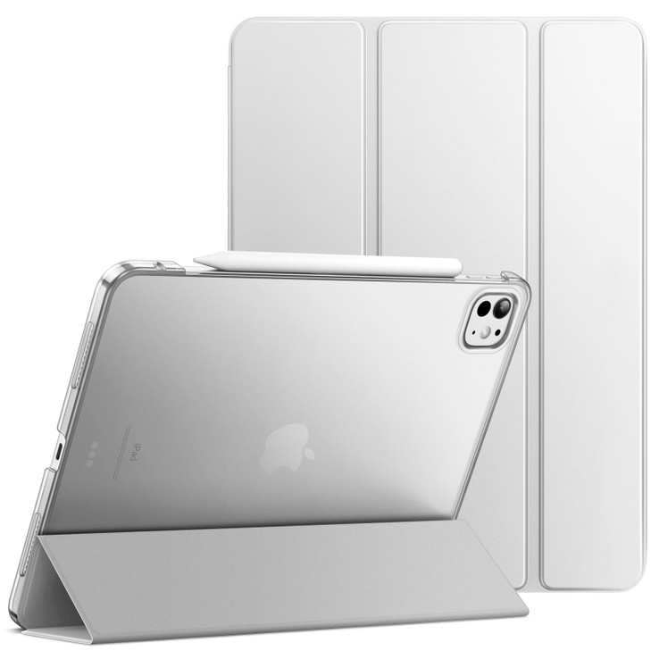 JETech Case for iPad Pro 11Inch M5M4 20252024 6th5th Generation Slim Stand Hard Back Shell Smart Cover with Auto WakeSle