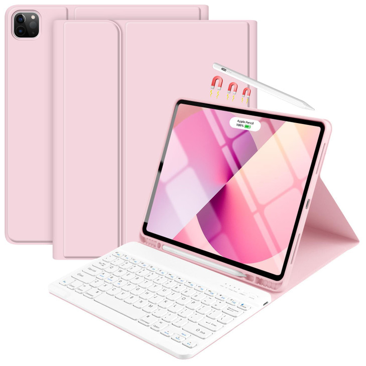 TaIYanG Keyboard Case for iPad Air 13inch M3M2Pro 1296th 5th GenerationDetachable Bluetooth Keyboard Case with Pencil Ho