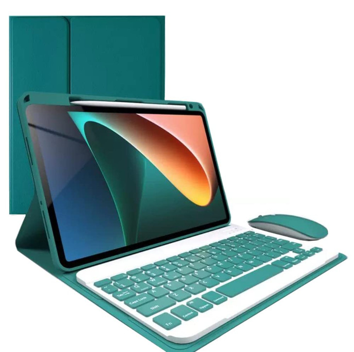 KMXDD Keyboard Case Mouse Compatible with iPad mini 7 A17 Pro 2024 iPad mini 6th Generation 2021 Case with Keyboard Mous