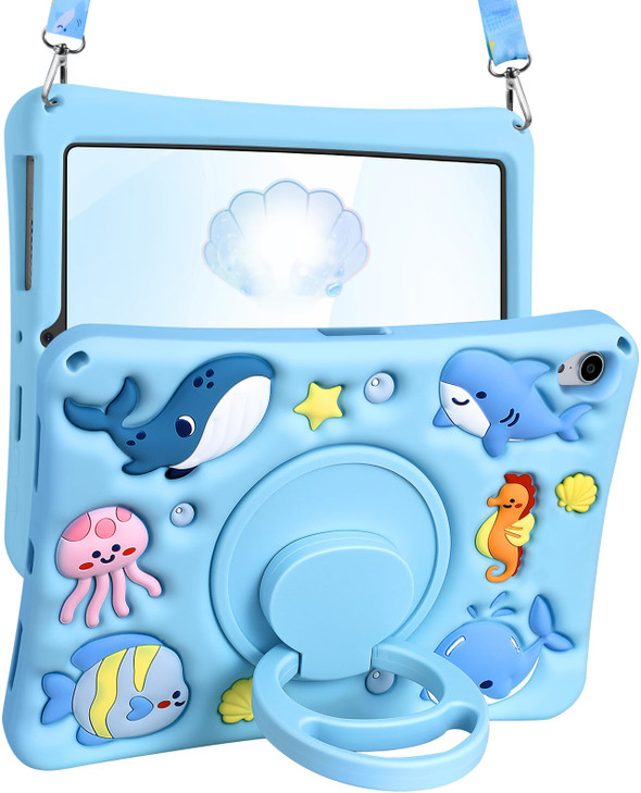 LISEVO for iPad mini 7 Case A17 Pro 2024 for iPad mini 6th Generation Case 2021 Girls Boys Cute Kawaii Girly Cover 3D Ca