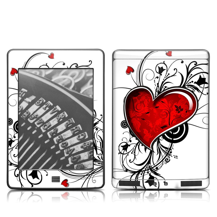 Decalgirl Kindle Touch Skin My Heart does not fit Kindle Paperwhite